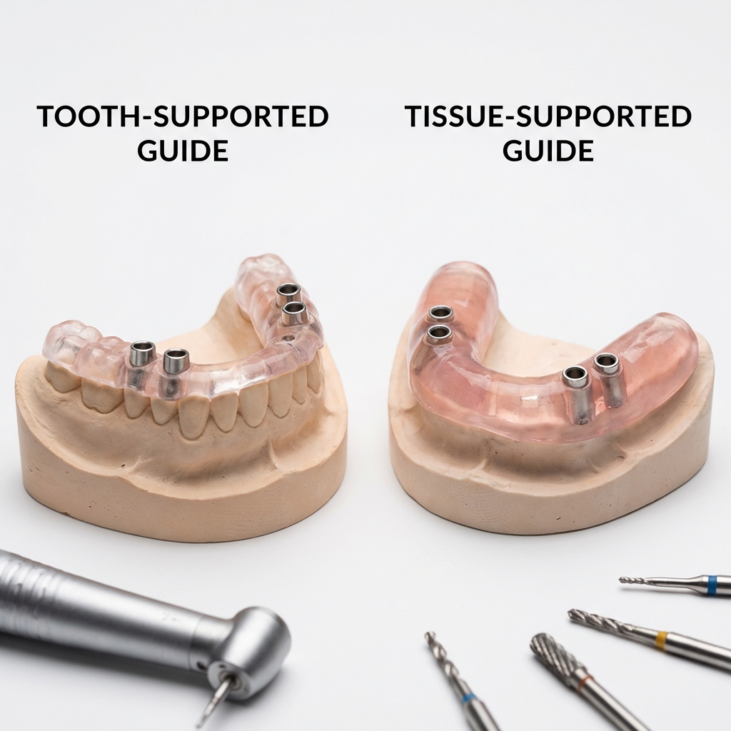 Tooth-Supported vs Tissue-Supported Guides: When to Use Each